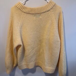 Old Navy Pale Yellow Turtleneck Sweater